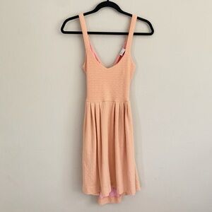 Anthropologie Postage Stamp Cross Back Dress • Women’s Small